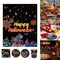 Halloween Disposable Tableware Kit Plates Napkins Tablecloth Cups Set Castle Bat Pumpkin Ghosts Halloween Theme